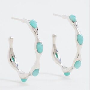 Missoma NEW
Magma Gemstone Medium Hoop Earrings